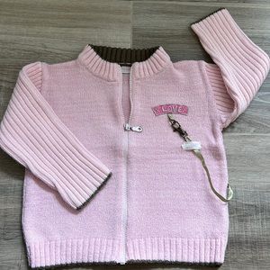 SASH Girl’s Zip up Sweater Size 3